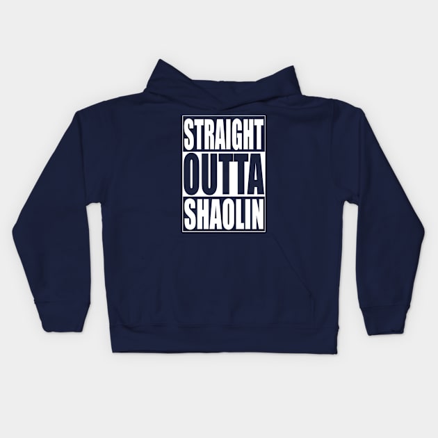 Shaolin Temple Kids Hoodie by Genbu